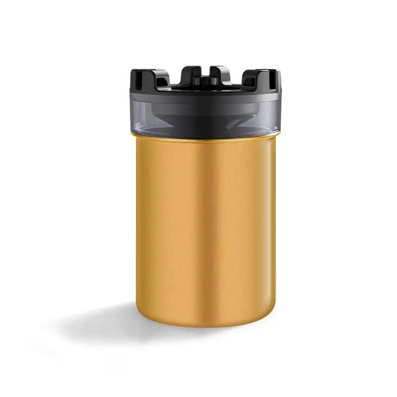 Ashtray with Water Tank Anti-fly Ash Anti-smoke Flavor Creative Household Car Funnel with Cover Personalized Stainless Steel Ashtray