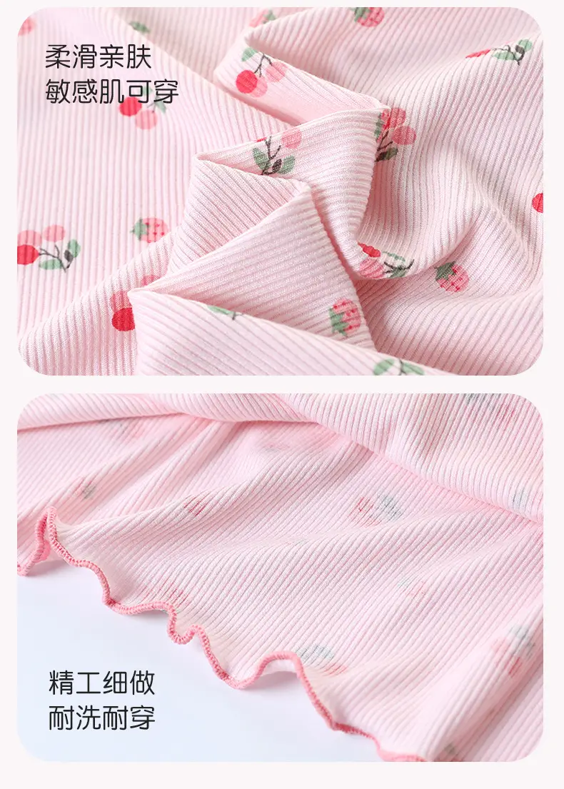 Girls' Summer Ice Silk Nightgown, Thin and Fresh Style Air-Conditioned Home Wear for Baby Girls, Children's Summer Cool Sleepwear — feature 16