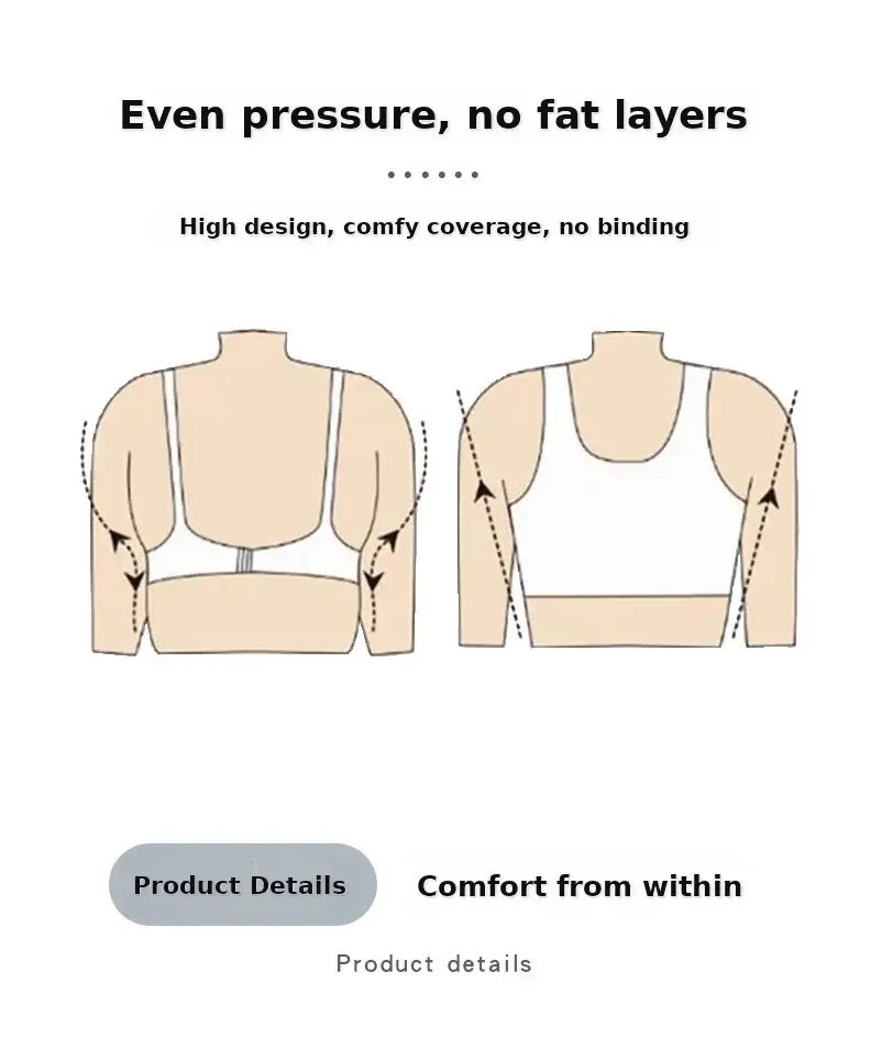 Full Cup Large Chest Shown Small Upper Bracket Underwear for Women to Prevent Sagging Paramilis Soft Steel Ring Thin Adjustable Bra — feature 12