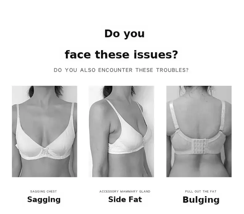 Full Cup Large Chest Shown Small Upper Bracket Underwear for Women to Prevent Sagging Paramilis Soft Steel Ring Thin Adjustable Bra — feature 3
