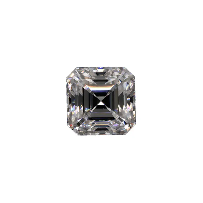 Loose Moissanite Square Cut 7x7mm 2K Clear - Image 5