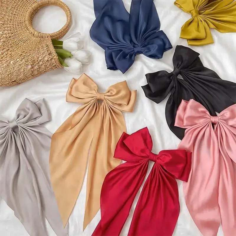 Green Bow Hairband for Back Head, Stylish Bow Hair Accessories - Image 37