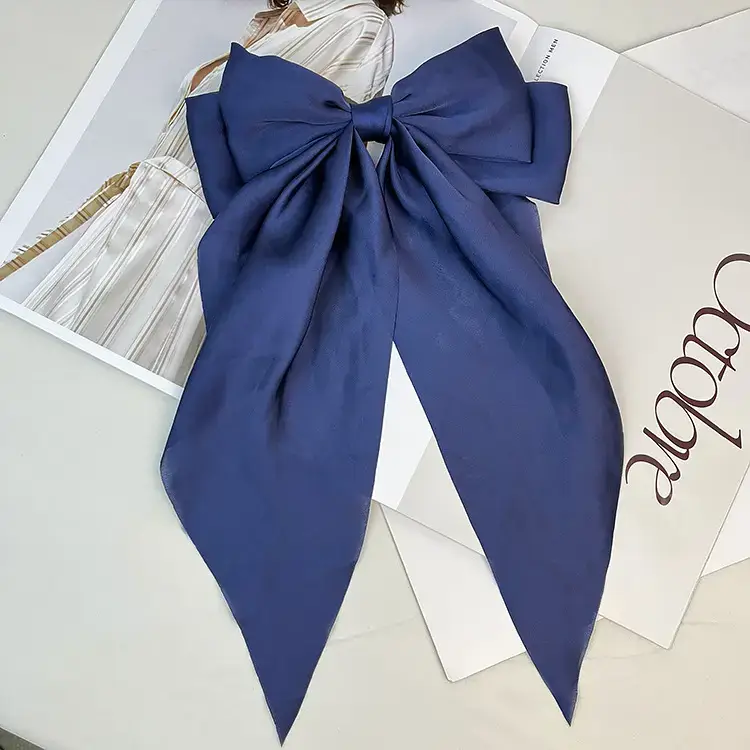 Green Bow Hairband for Back Head, Stylish Bow Hair Accessories — feature 15