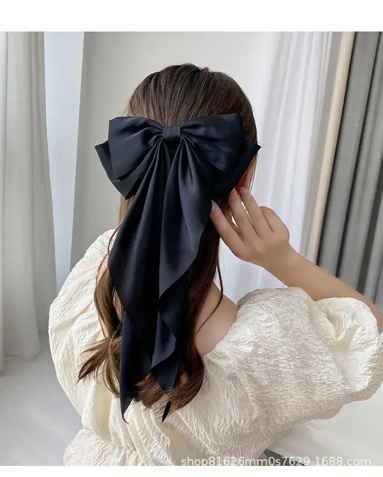 Green Bow Hairband for Back Head, Stylish Bow Hair Accessories — feature 8
