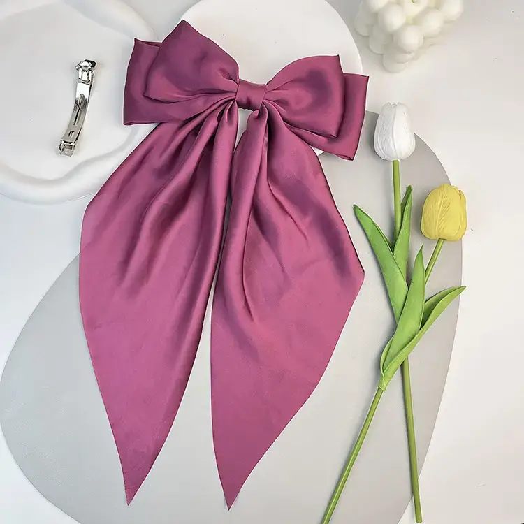 Green Bow Hairband for Back Head, Stylish Bow Hair Accessories - Image 18