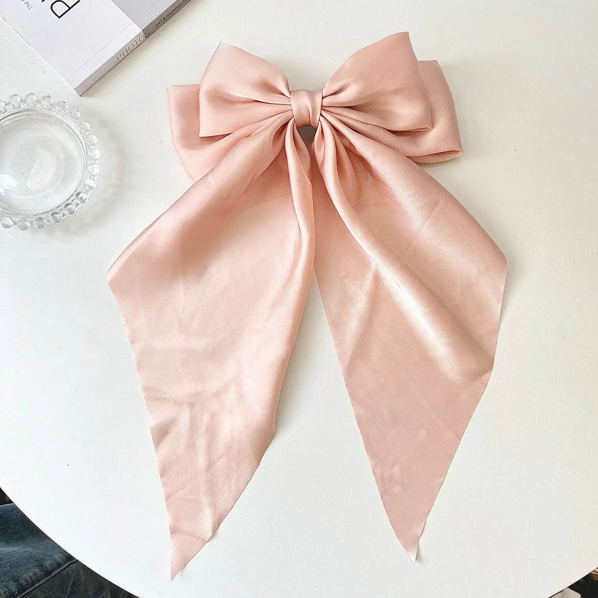 Green Bow Hairband for Back Head, Stylish Bow Hair Accessories - Image 30