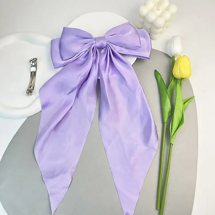 Green Bow Hairband for Back Head, Stylish Bow Hair Accessories - Image 9