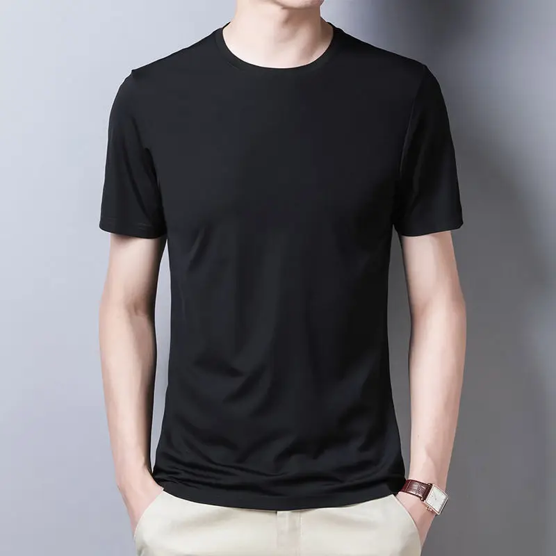 Pure black short sleeve