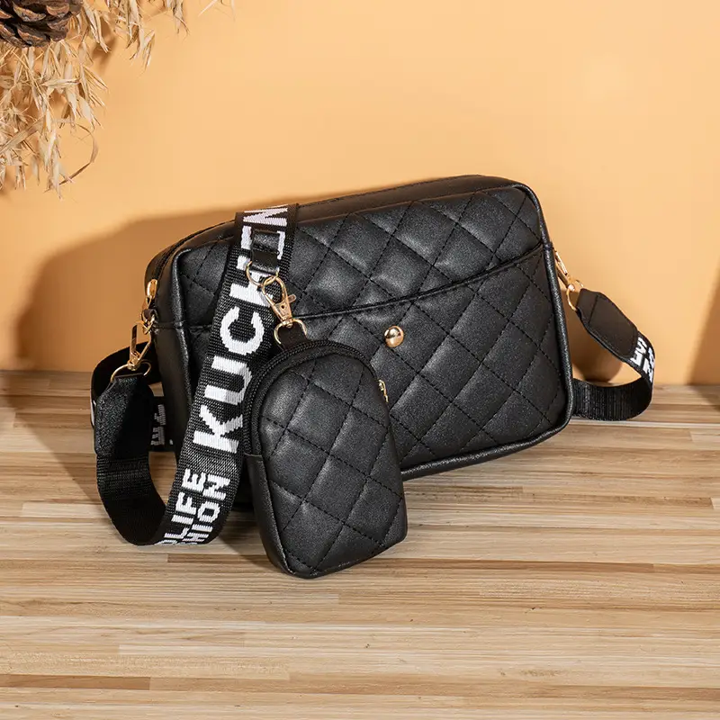 Green Quilted Crossbody Bag for Women 2023 - Image 2