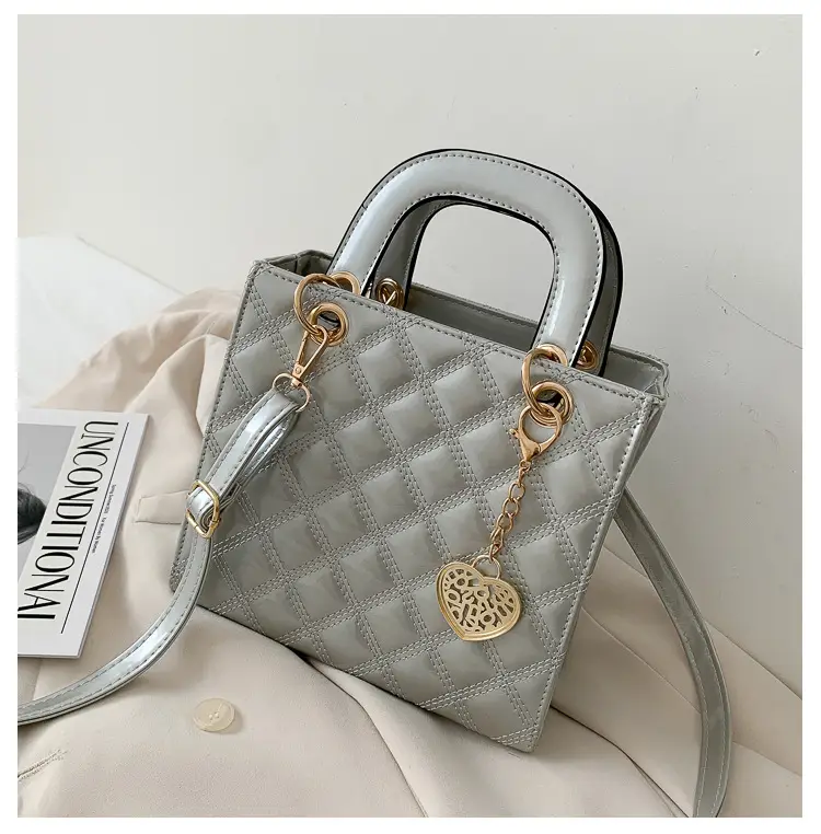 Silver Embroidered Women's Shoulder Crossbody Bag 2023 - Image 9