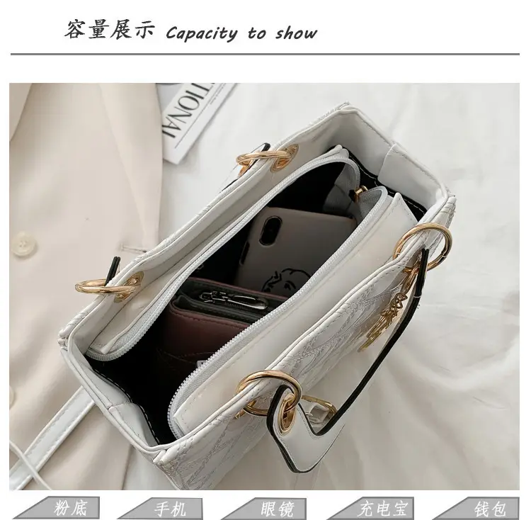 Silver Embroidered Women's Shoulder Crossbody Bag 2023 — feature 9