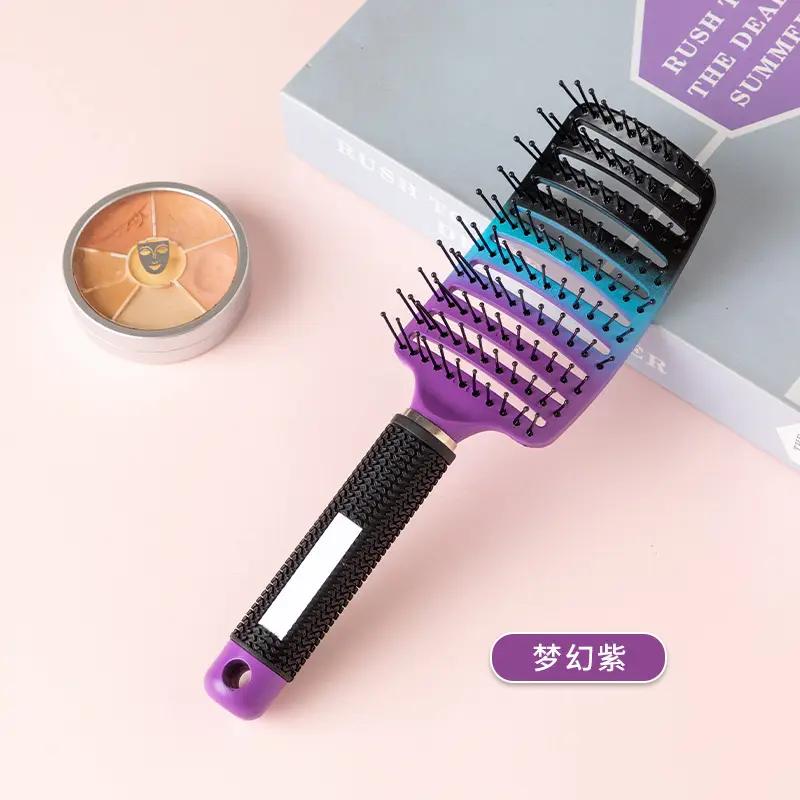 Purple Hair Comb for Women with Root Fluffy Styling - Image 13