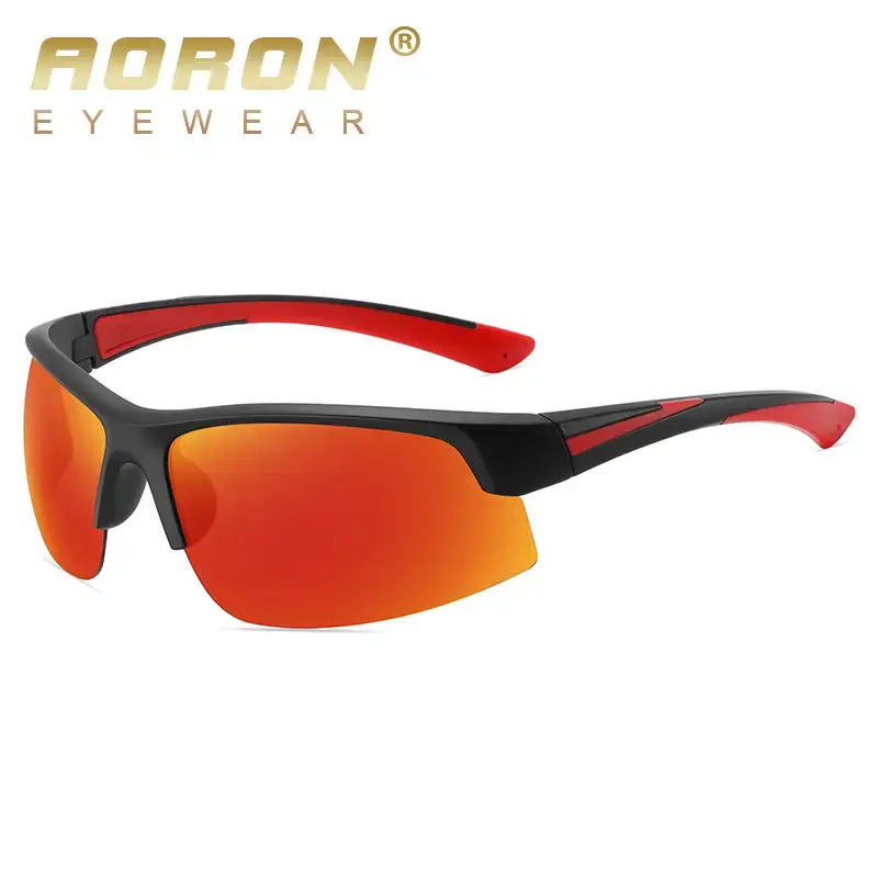 Men Sports Cycling Sunglasses Polarized Black