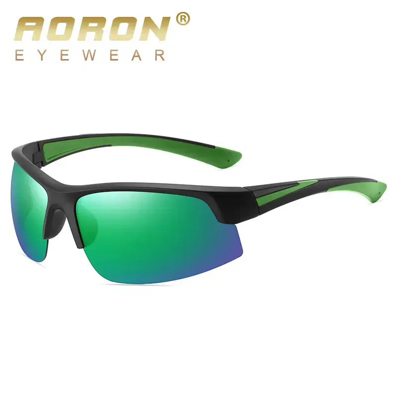 Men Sports Cycling Sunglasses Polarized Black