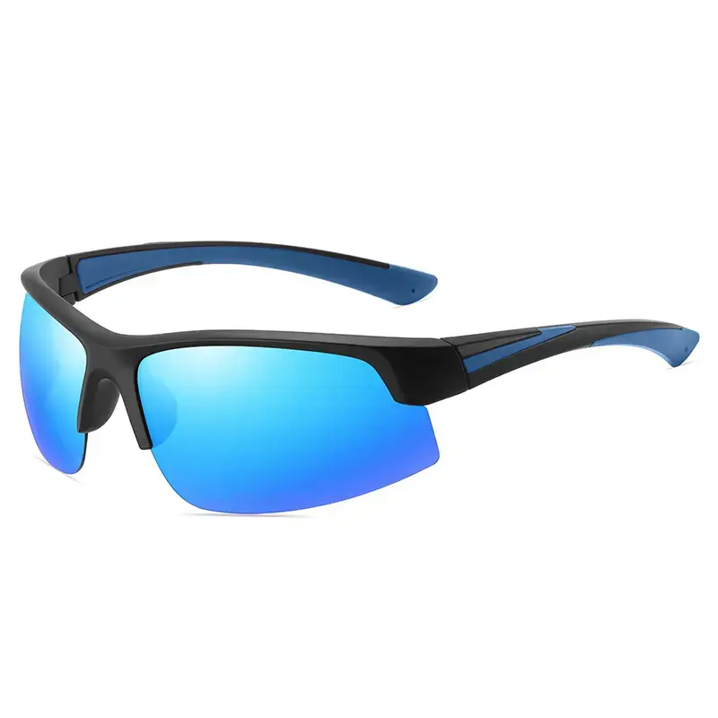 Men Sports Cycling Sunglasses Polarized Black