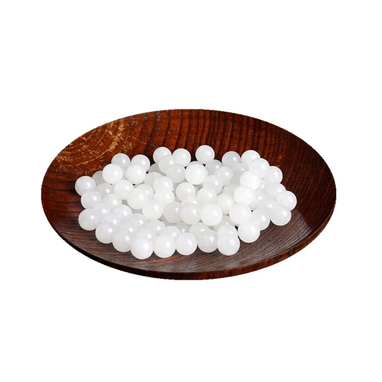 Natural Xinjiang Hetian Jade White Jade Loose Beads