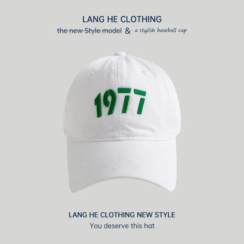 1977 Baseball Cap Women Summer Travel Sun Hat - Image 3