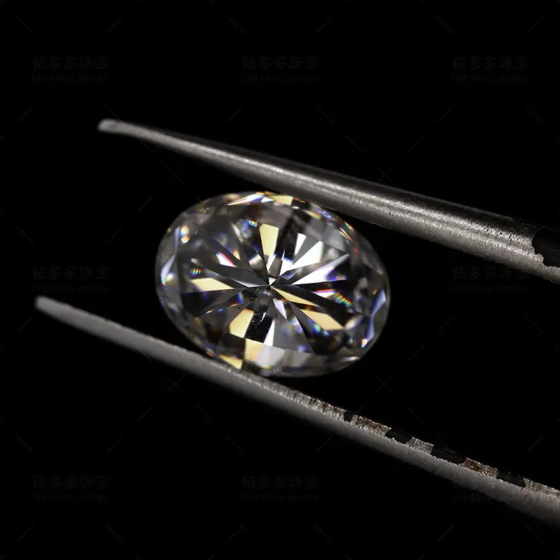 Moissanite Oval Cut 6x8mm Loose Stone Set - Image 2