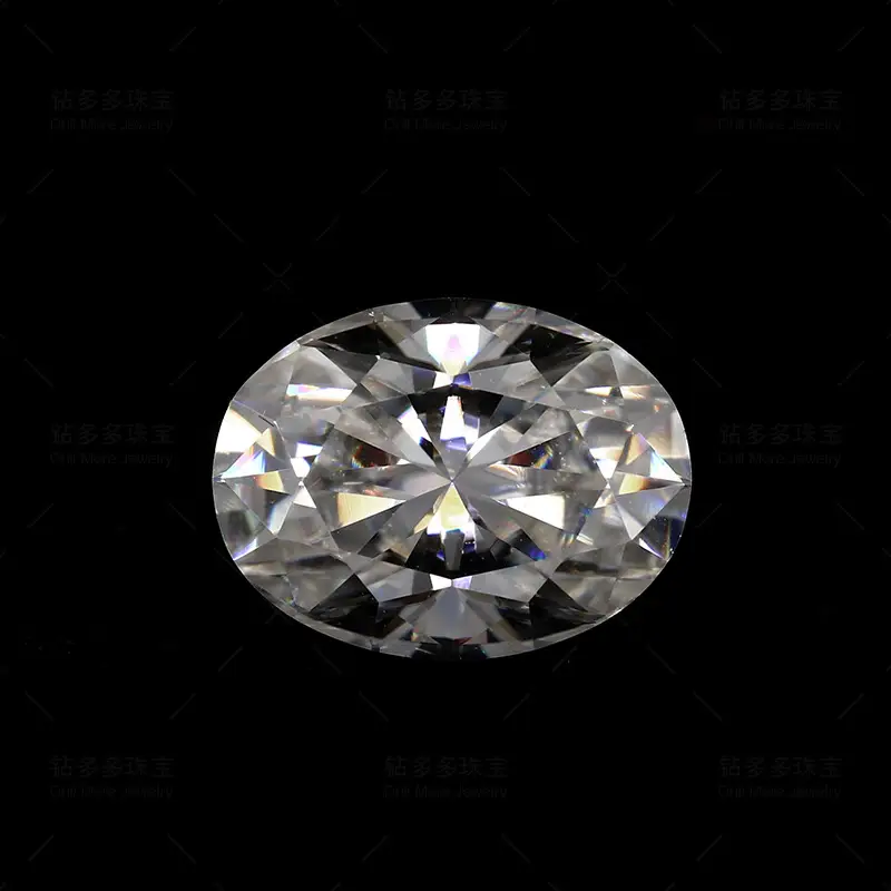 Moissanite Oval Cut 6x8mm Loose Stone Set — feature 2