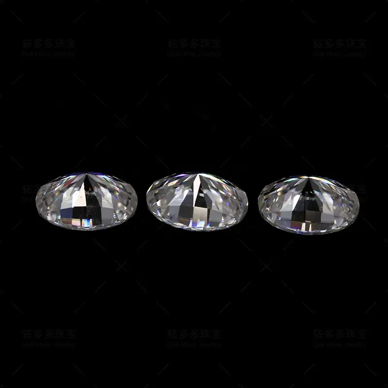 Moissanite Oval Cut 6x8mm Loose Stone Set — feature 6