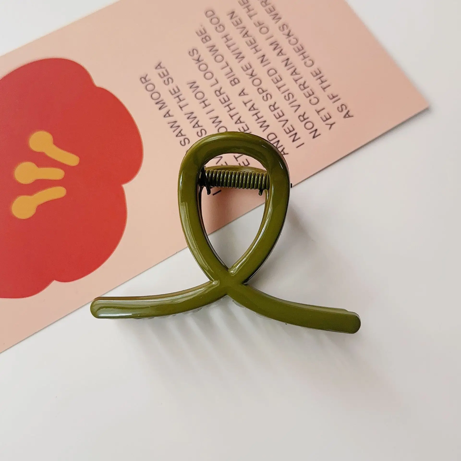 Korean Style Hair Clip Green Advanced Acrylic