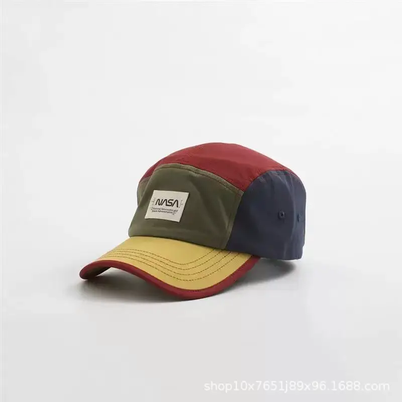 Children's Soft Cap Spring Summer Contrast Baseball Wide Brim All-Match — feature 9