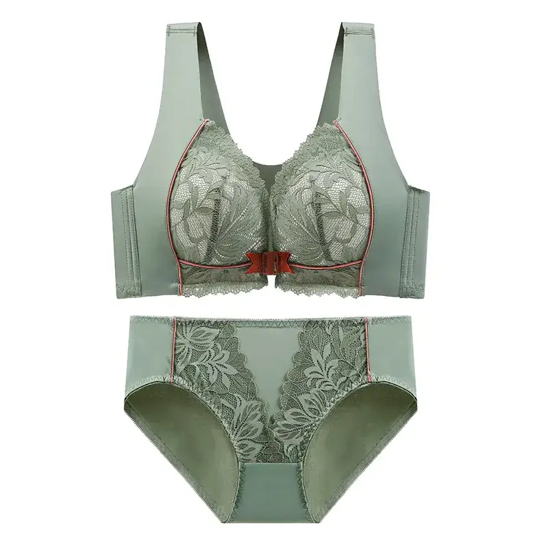Black Lace Vest Underwear Women Front Buckle Small - Image 10