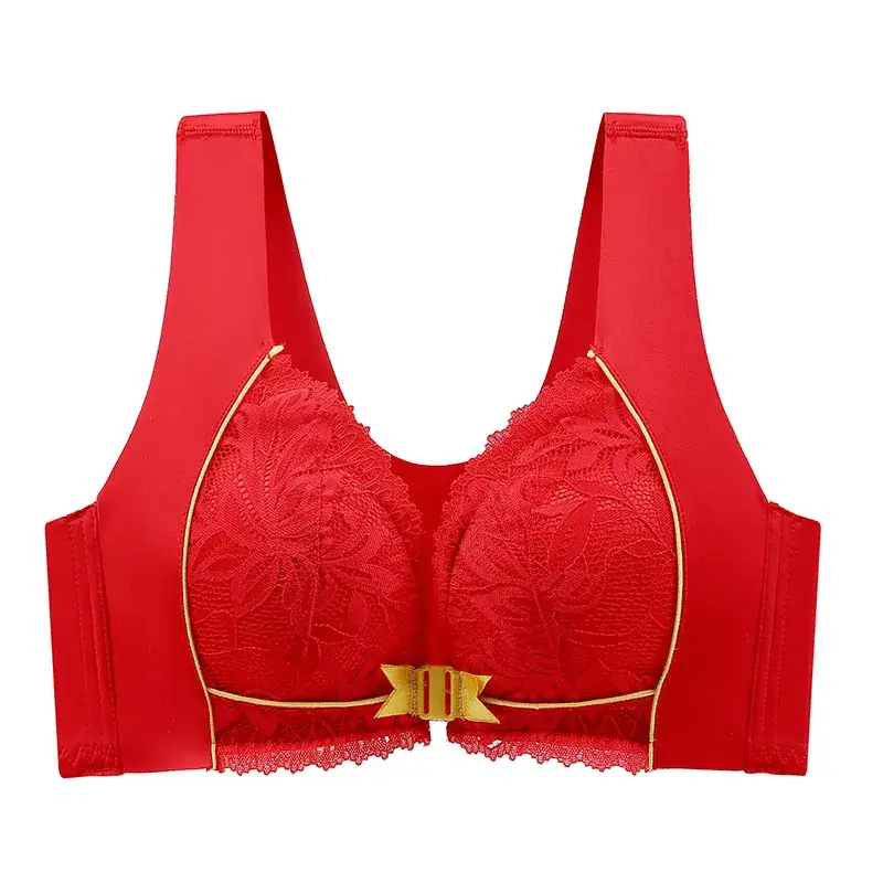 Black Lace Vest Underwear Women Front Buckle Small - Image 5
