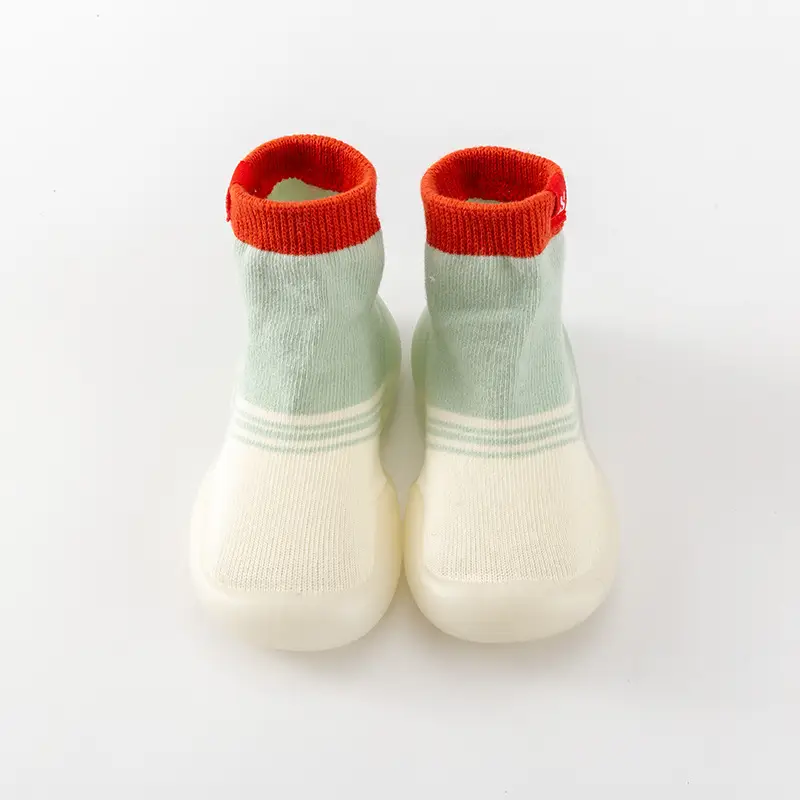 Baby Socks Yellow Blue Anti-Slip Indoor Foot Protection
