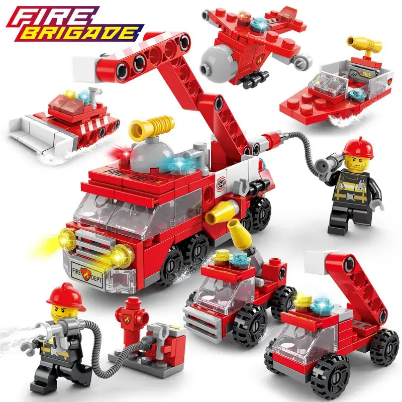 8612 Mini Fire Brigade Toy Set for Kids - Image 20