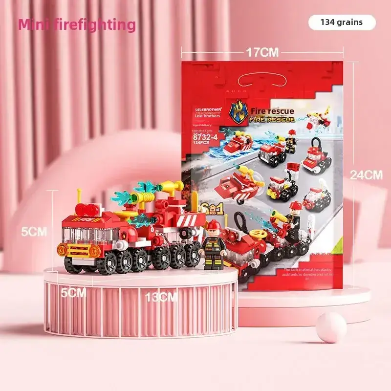 8612 Mini Fire Brigade Toy Set for Kids - Image 12