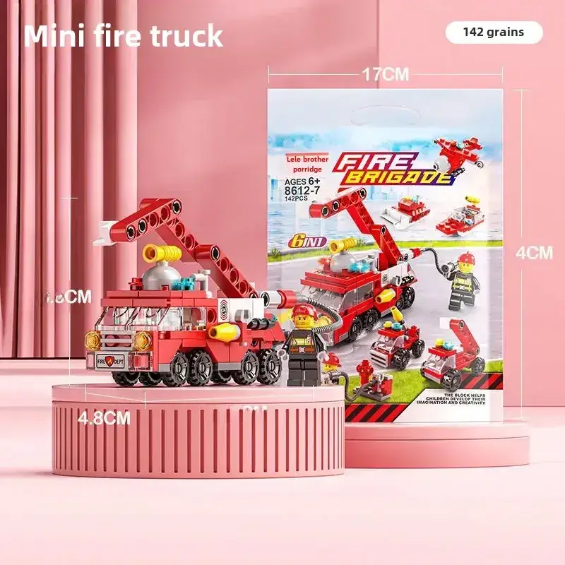 8612 Mini Fire Brigade Toy Set for Kids - Image 7