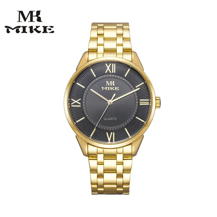MK MIKE All Gold Roman Dial Watch for Men