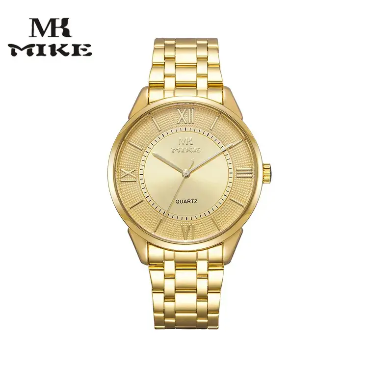 MK MIKE All Gold Roman Dial Watch for Men