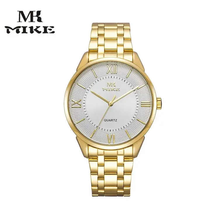 MK MIKE All Gold Roman Dial Watch for Men