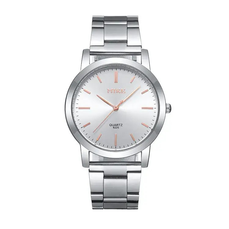 MIKE Stainless Steel Casual Couple Watch Quartz Waterproof Business Men's Watch - Image 3