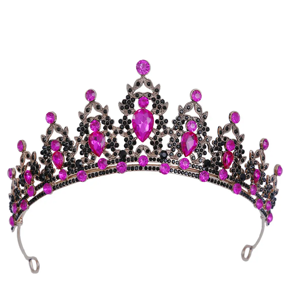 Crystal Bridal Crown for Women European Style Wedding Dress Headwear - Image 19