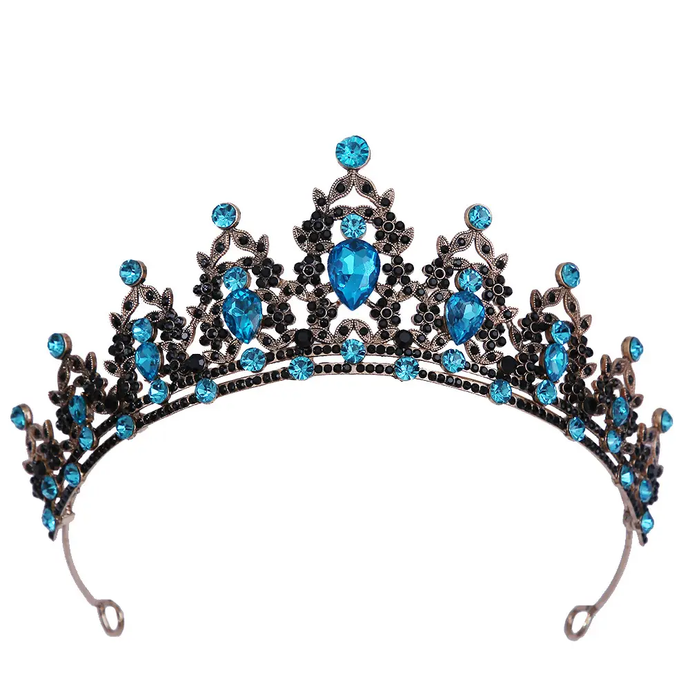 Crystal Bridal Crown for Women European Style Wedding Dress Headwear - Image 23