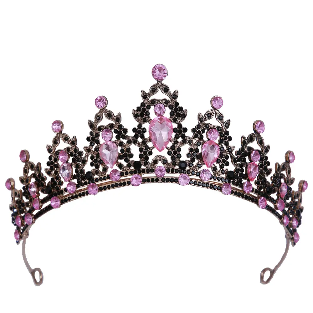 Crystal Bridal Crown for Women European Style Wedding Dress Headwear - Image 24