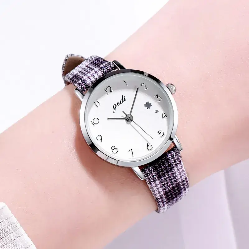 Gold Plated Women's Quartz Watch with Sparkly Strap