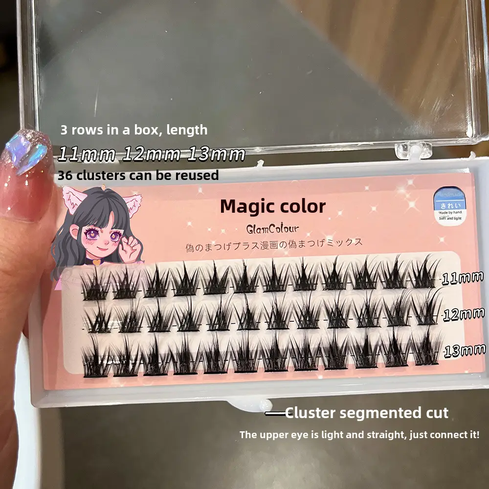 Magic Color Lazy Trilogy False Eyelashes 3 Rows 5 Rows