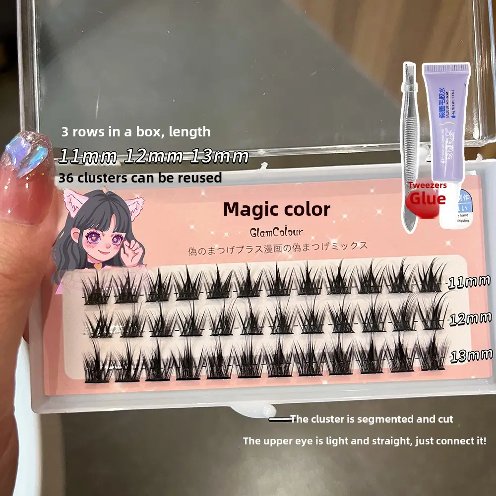 Magic Color Lazy Trilogy False Eyelashes 3 Rows 5 Rows