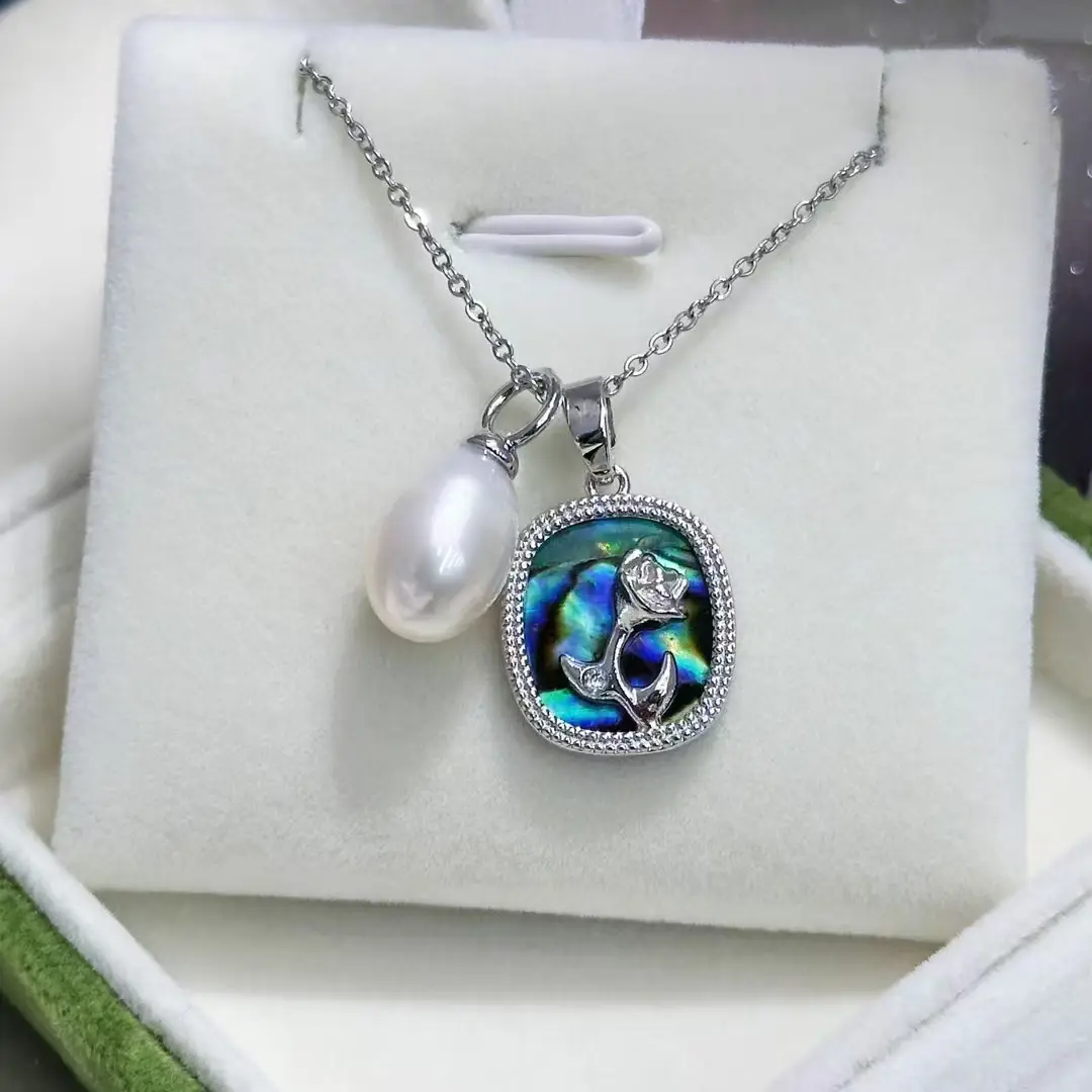 Luxury Pearl Flower Necklace Set Gold Chain - Image 57
