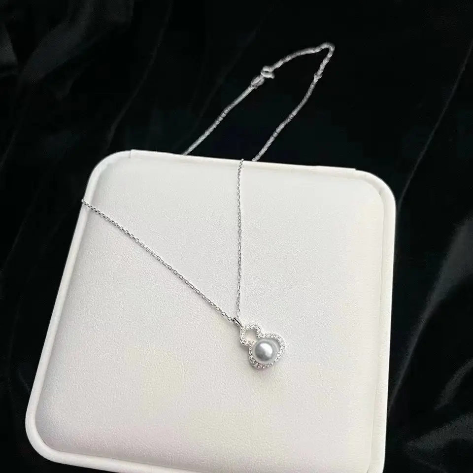 Luxury Pearl Flower Necklace Set Gold Chain - Image 60