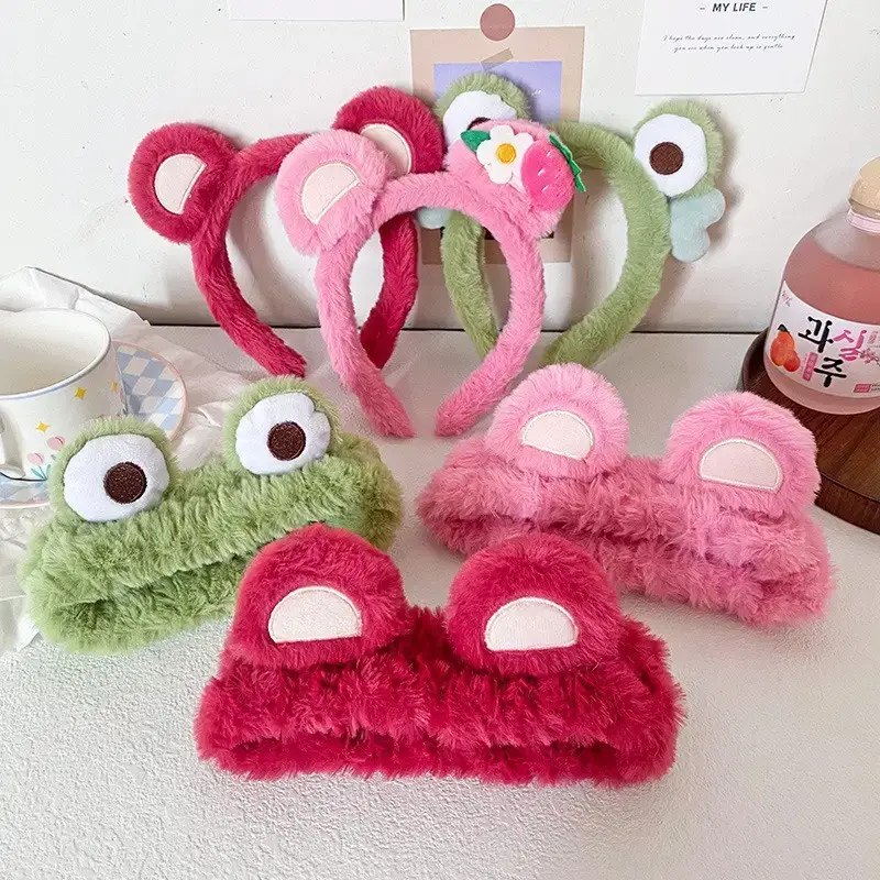 Cute Strawberry Bear Hair Band for Girls — feature 4