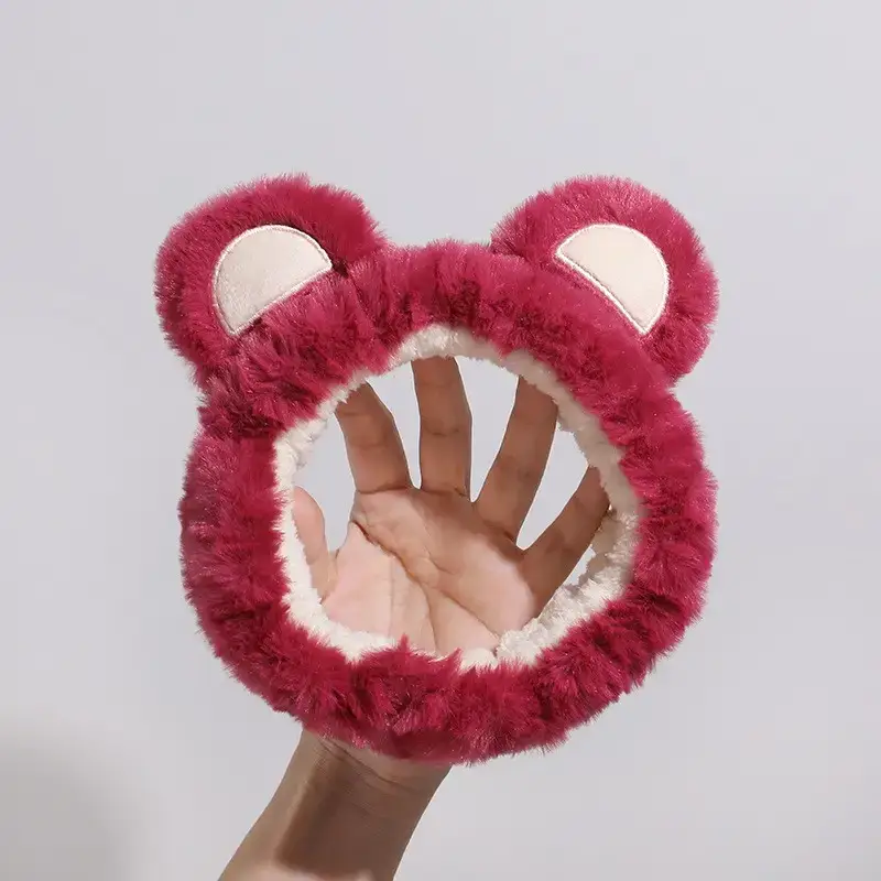 Cute Strawberry Bear Hair Band for Girls