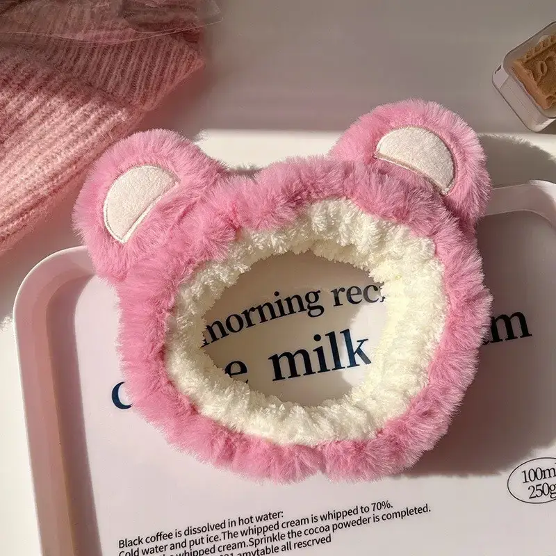 Cute Strawberry Bear Hair Band for Girls
