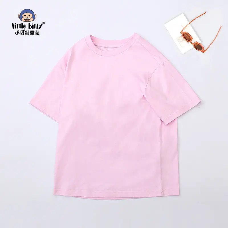 Pink Short Sleeve T-Shirt for Boys Medium to Large - Image 8