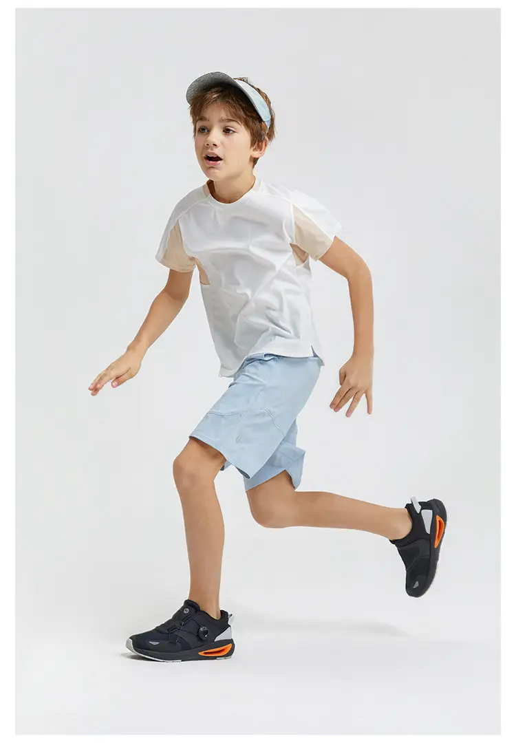 Boy Blue White Contrast T-Shirt 2024 Summer — feature 12