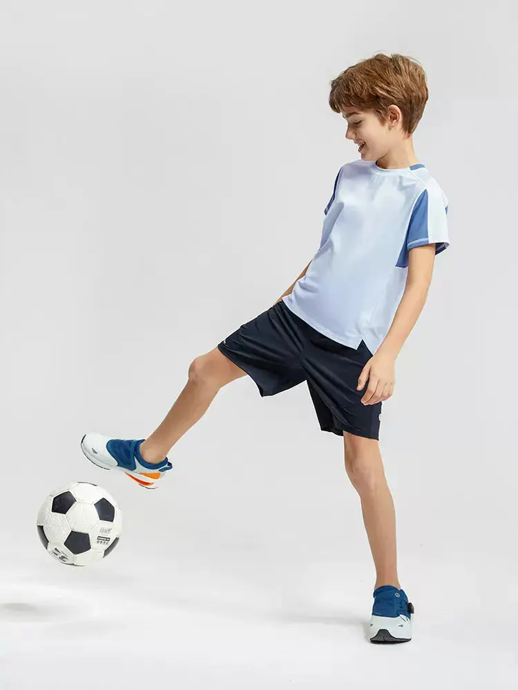 Boy Blue White Contrast T-Shirt 2024 Summer — feature 8